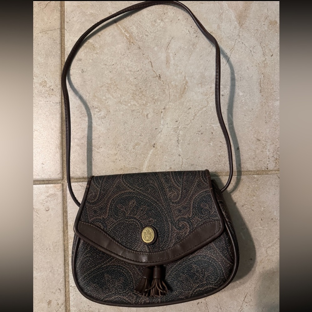 Small Liz Claiborne paisley print purse